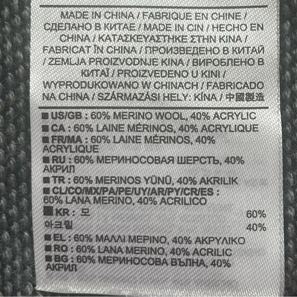 Banana Republic Merino Wool Sweater Mens Large Shawl Collar Blue Birdseye Knit - Picture 6 of 9